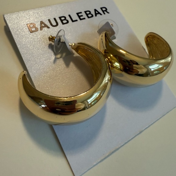 NWT! Baublebar Emma Hoop Earrings​​ - Picture 4 of 4